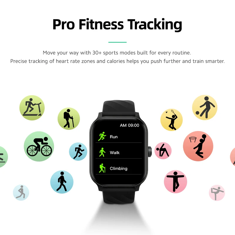 GT3 Neo2 Smartwatch - 2.01" HD, Bluetooth Call, Heart Rate, IP68