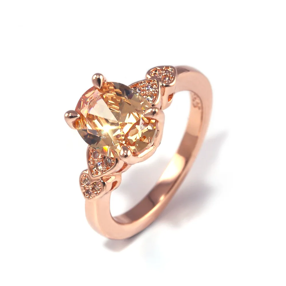 Bridal Wedding Design, Attending Banquet, High-end Jewelry Accessories, Zircon Sparkling Fashion Ring