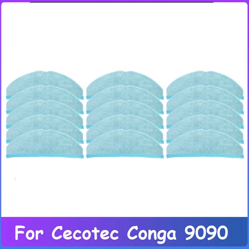 Pièces de rechange lavables pour aspirateur robot Cecotseats Conga 9090, vadrouille, gril, livres