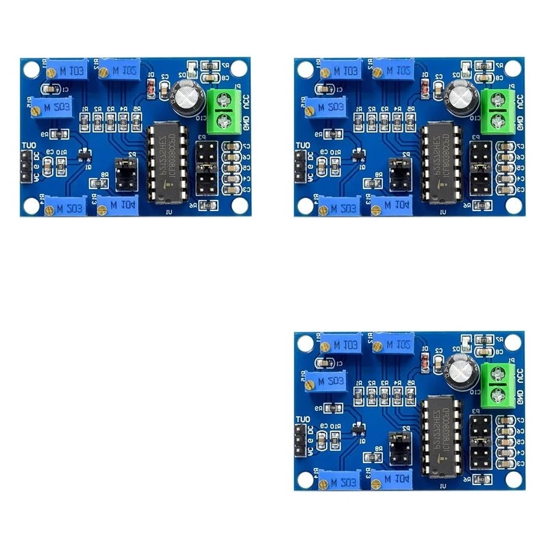T24C 3X ICL8038 Signal Generator Medium/Low Signal Frequency 10Hz-450Khz Triangular/Rectangular/Sine Wave Generator Module