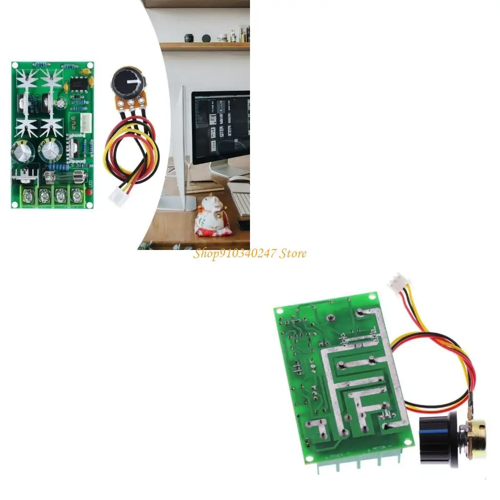 

Q22A Сверхмощный электронный модуль регулятора 20 А, регулируемый регулятор оборотов 10 В-60 В