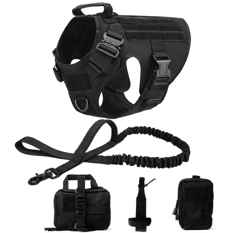 COOYOMOO Tactical Dog Harness and Leash Set 5