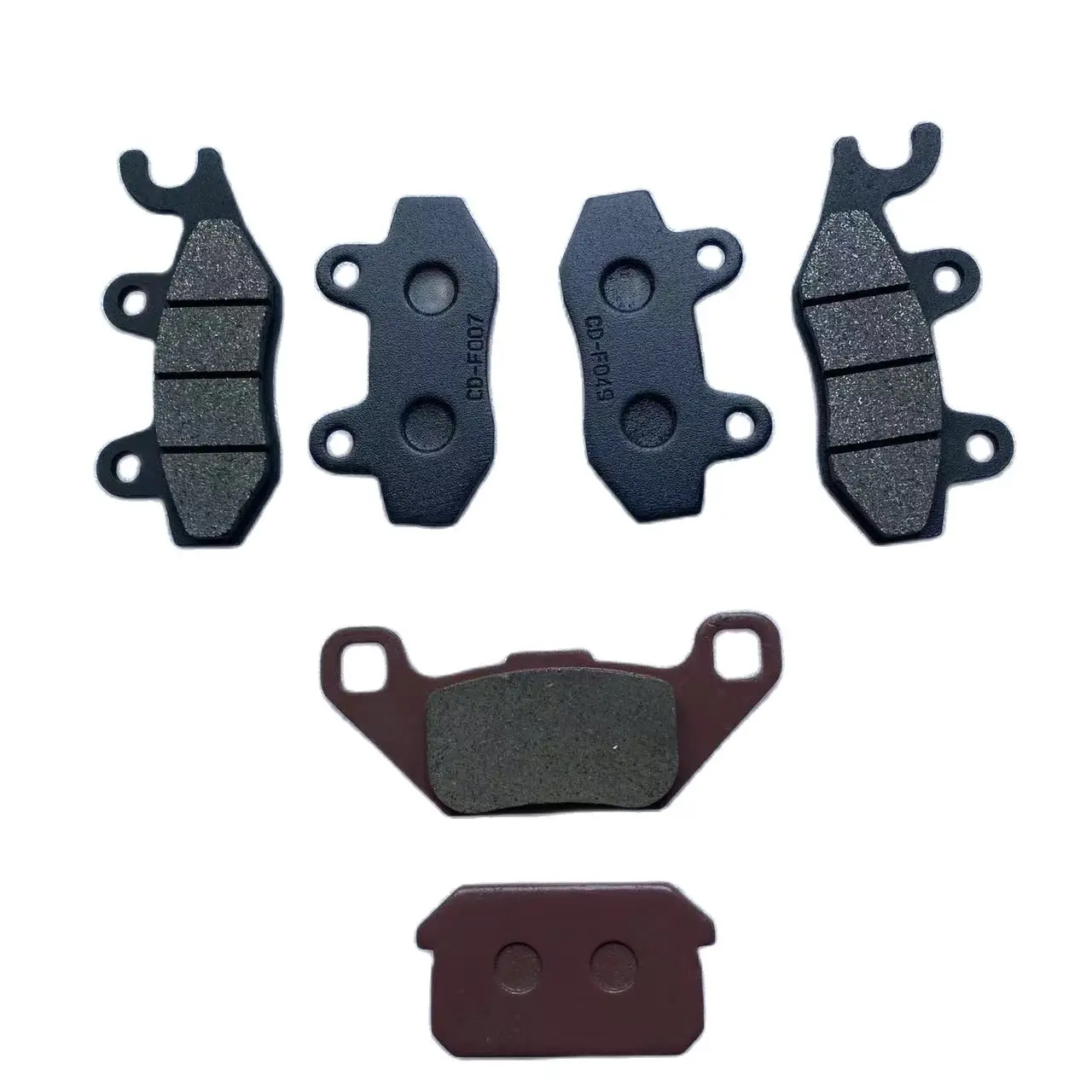 1 SET Original Front and Rear Brake Pads C500-8301720-1&2  C500-8301730-1 For KAZUMA Jaguar STELS ATV 500GT Quad Parts