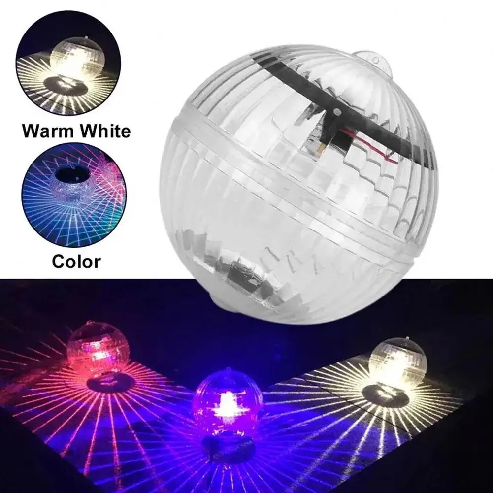 

Led Solar Floating Lamp Swimming Pool Ball Solar Panel Drift Glow Changing Disco Waterproof Powered Color Light Show Pond B6m9