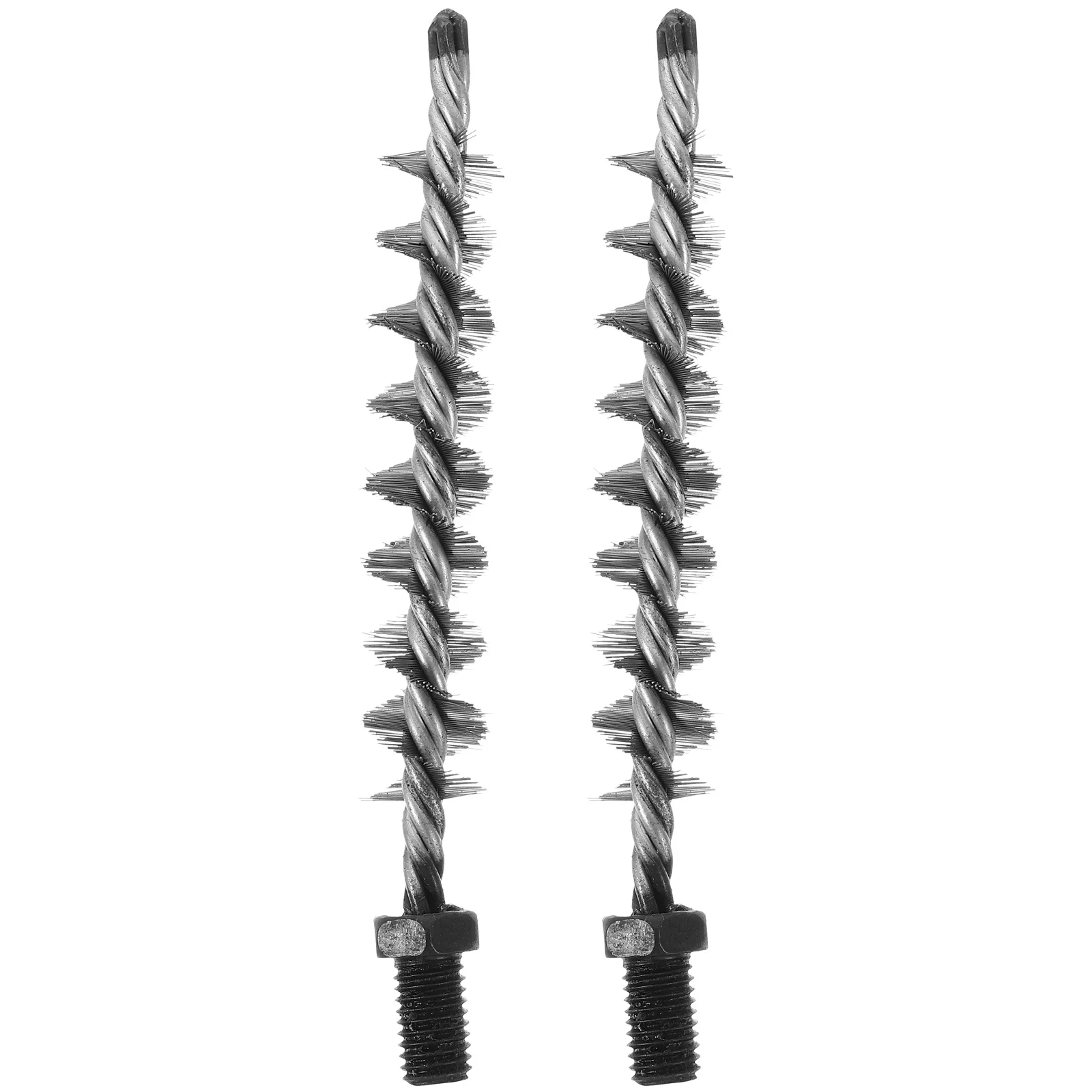 

2pcs Steel Wire Brush Chimney Cleaning Tool For Dryer Vent Duct Pipe Fireplace Multifunctional Cleaner Home Kitchen Accessory