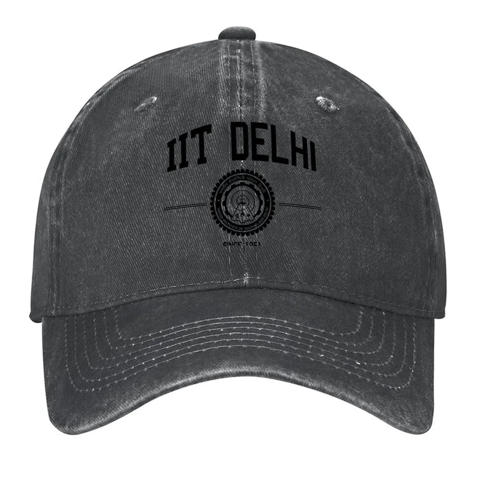 

IIT Delhi Alumini Alma Mater Indian Desi Design Baseball Cap sun hat Funny hats Snap Back Hat luxury caps Men's Caps Women's