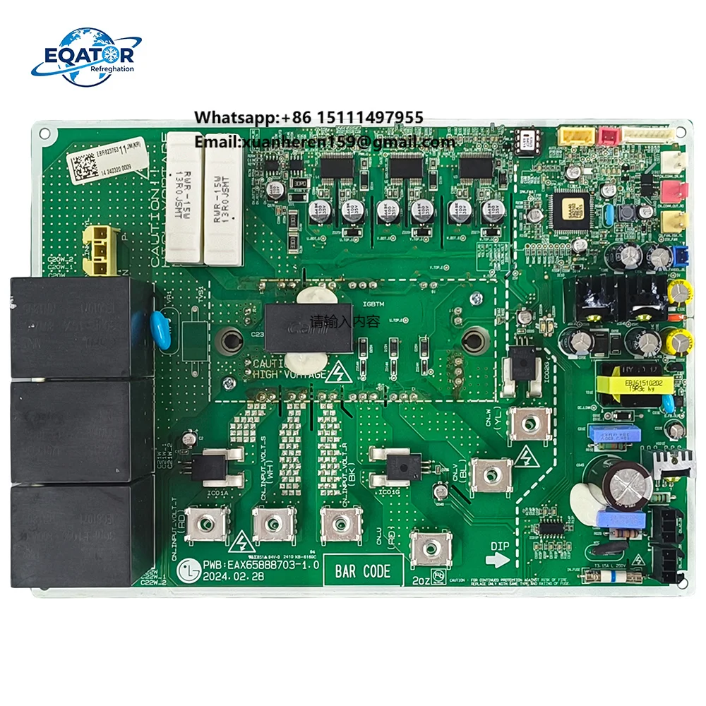 For LG Central Air Conditioning Mainboard EAX65888703-1.0 Compressor Module