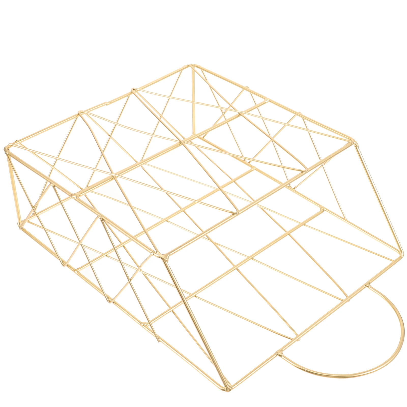 

Metal Storage Basket Lightweight Desk Organizer Hanging Shelf Magazine Rack Modern Wall Container Iron Sundry Holder