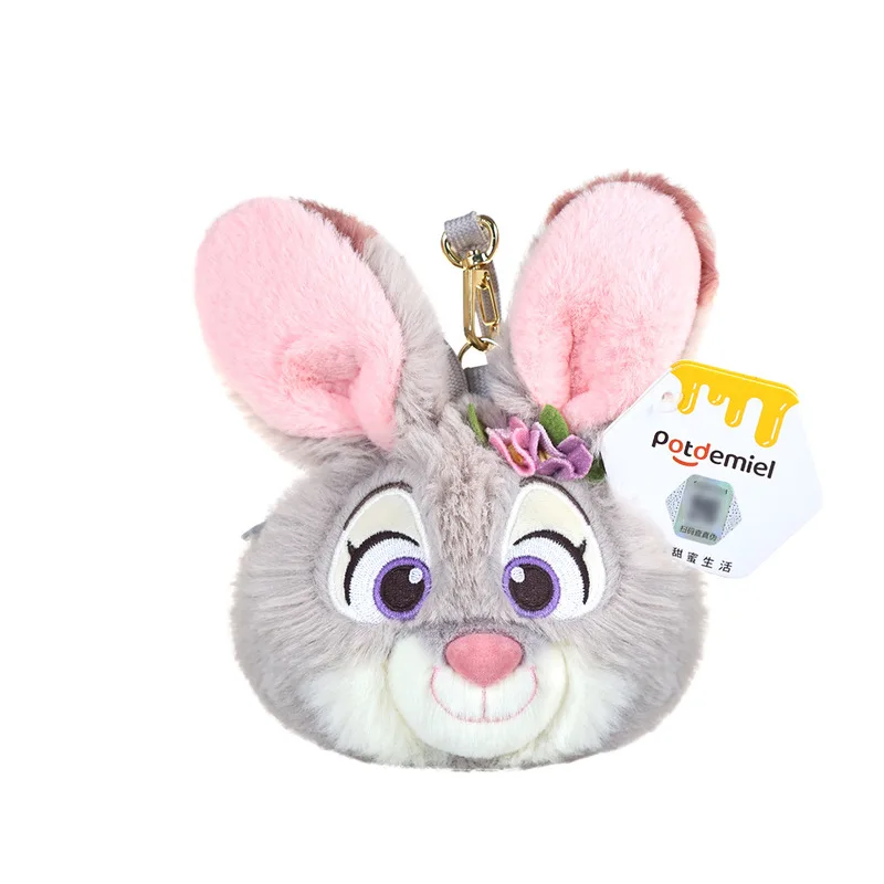 ديزني Zootopia شخصيات كرتونية لطيفة جودي نيك ضابط ليوبارد الربيع زهرة سلسلة أفخم محفظة نسائية للعملات المعدنية قلادة حقيبة الظهر قلادة