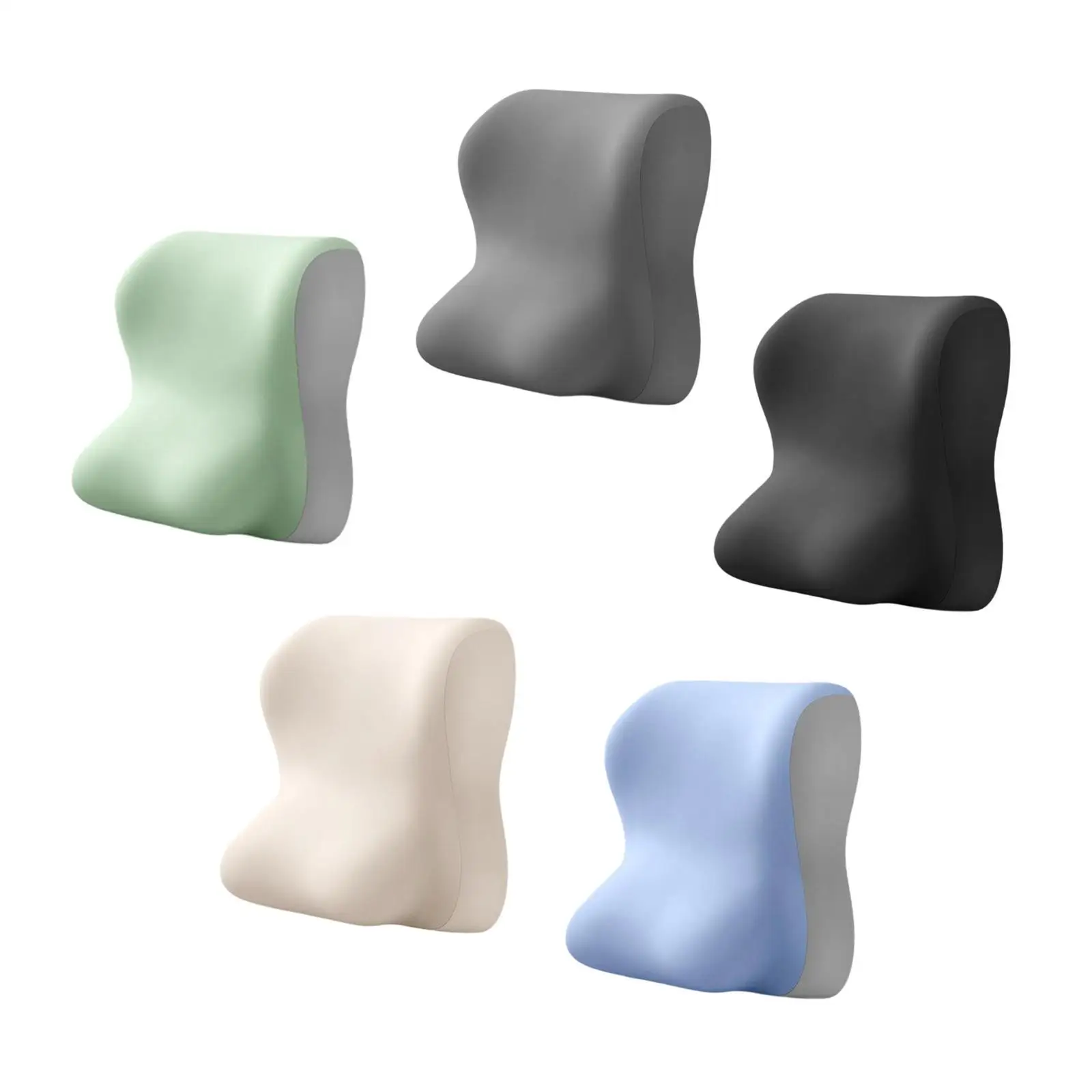

Lumbar Back Support Cushion Lightweight Multipurpose Fashion Removable Face Down Pillow for Computer Desk Chair Sofas Beds Home
