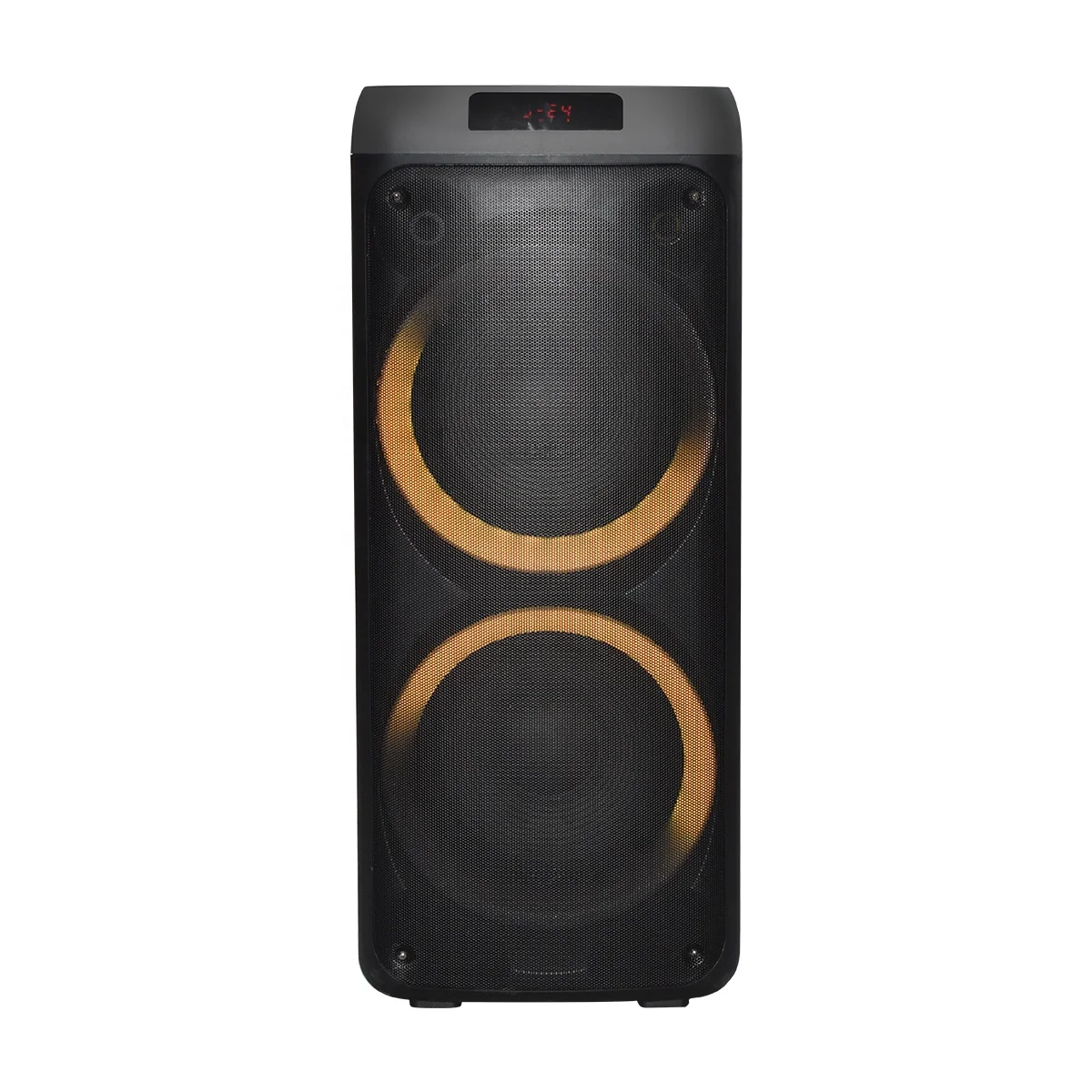 Double 10inch Speaker With Amplifier Flame Flash Light Home Theatre System J B L Karaoke Sound Speaker