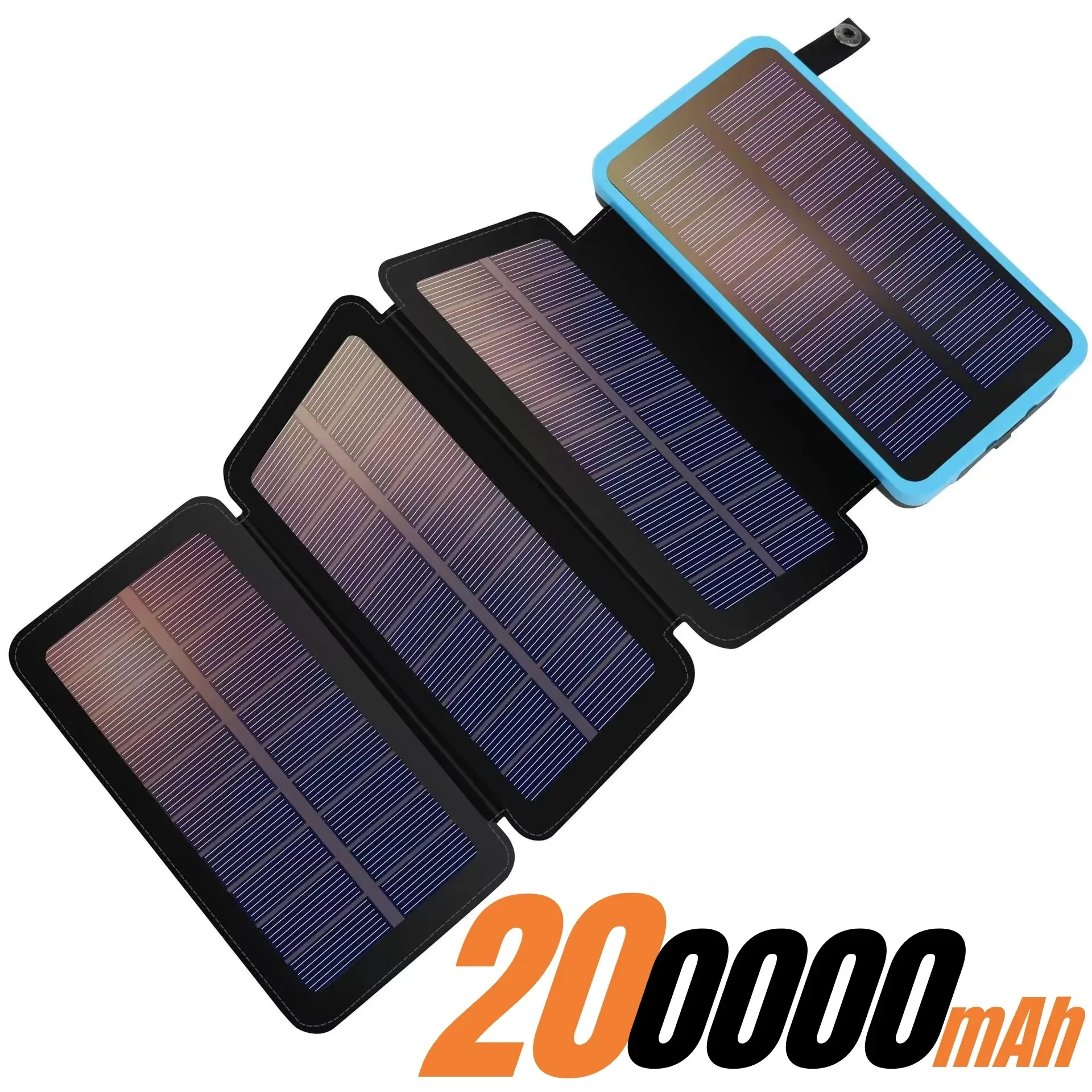 200000mAH zonne-energiebank opvouwbare zonnepanelen 5V 2A USB-uitgang draagbaar buiten kamperen zonne-energie voor iPhone Android