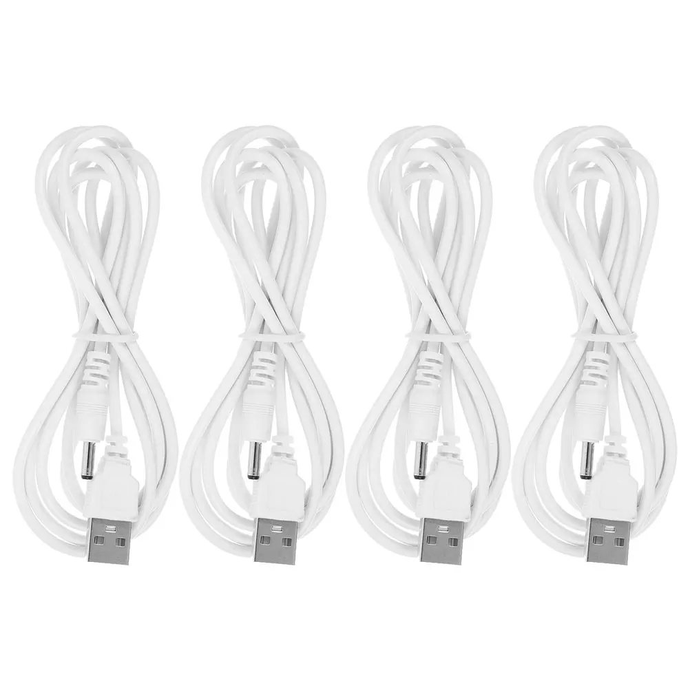 

4pcs Dc Charging Cable Usb To 3.5X1.35Mm Replacement Adapter For Light Fast 5V Cord Portable Power Cord