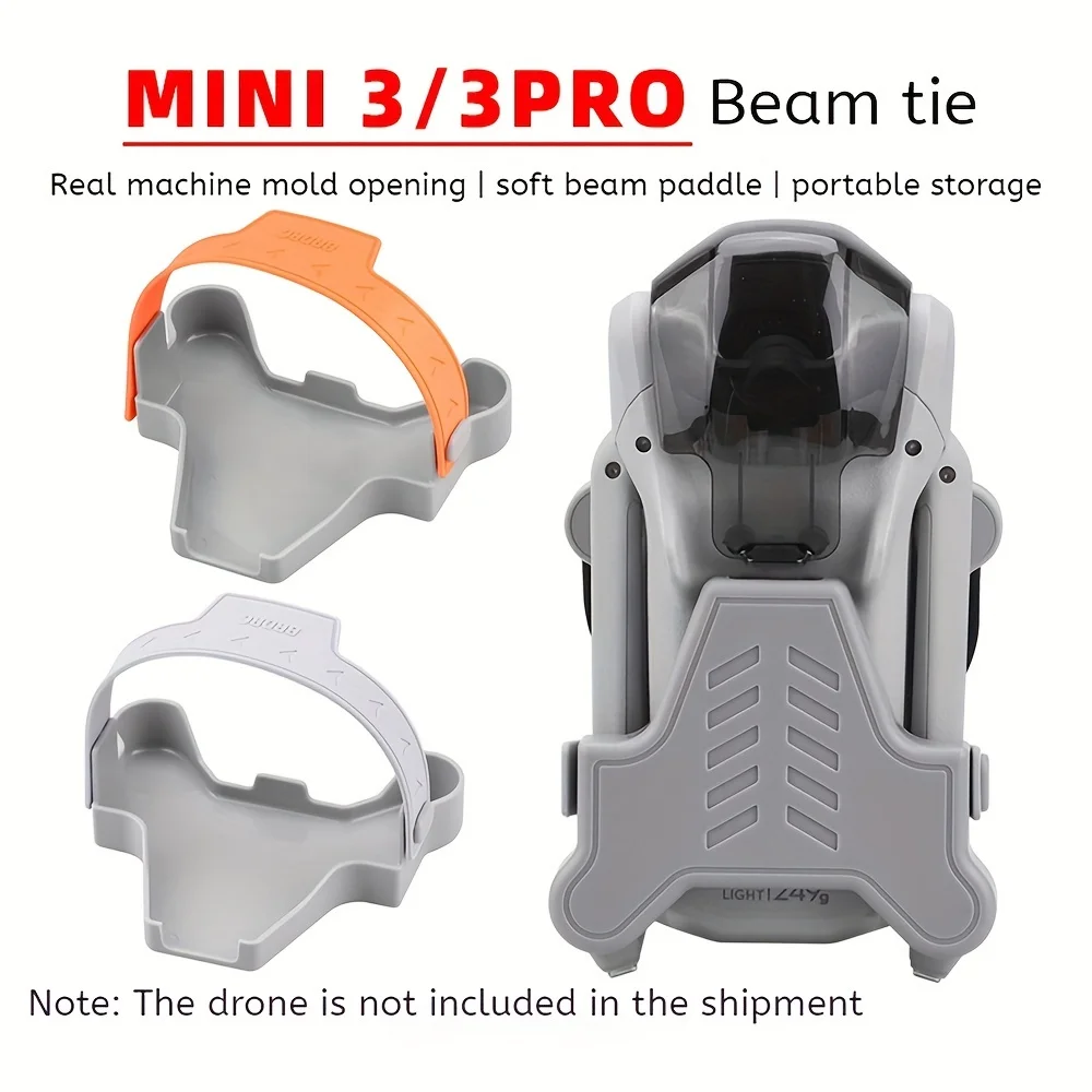 DJI Mini 3/Mini 3 Pro propeller stabilizer bracket, silicone blade protection strap, drone wing stabilizer, non battery accessor