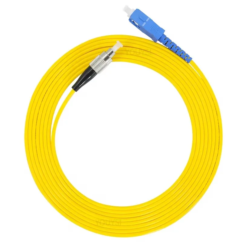 10 sztuk Simplex SC/UPC-FC/UPC kabel krosowy światłowodowy kabel 1m/2m/3m/5m/10m kabel połączeniowy światłowodowy 2.0mm