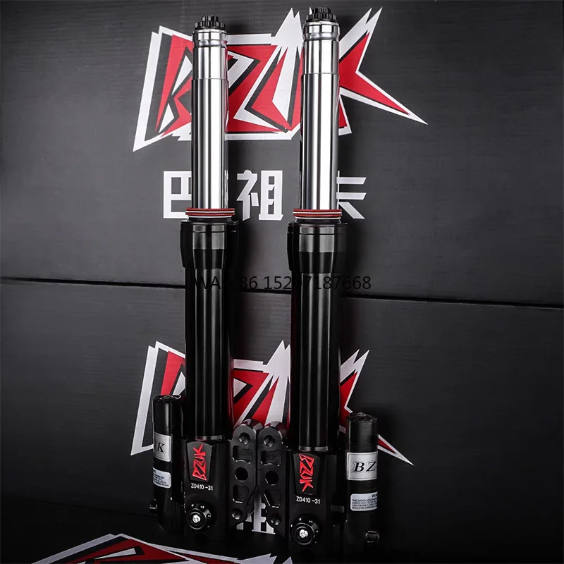 JP013 Front Shock Absorber for Motorcycles Adjustable Preload with 390mm Installation Hole Spacing Condition New