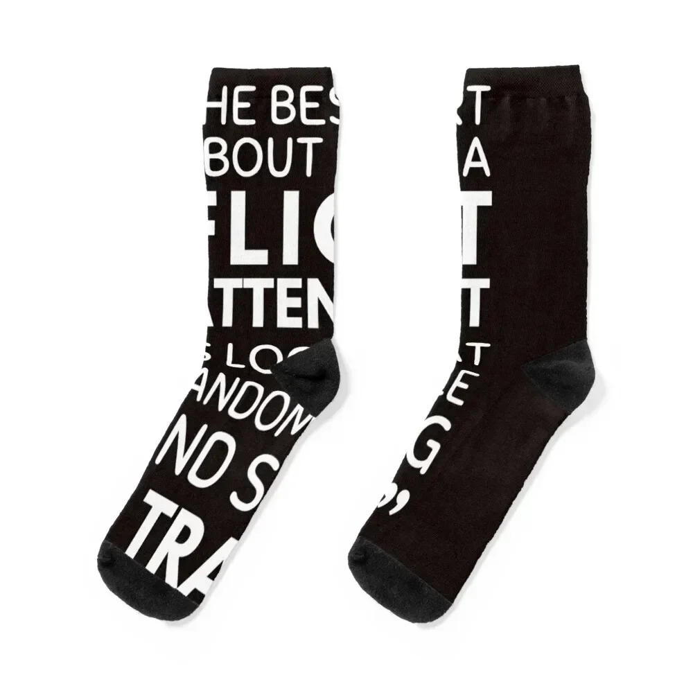 

Funny Flight Attendant Socks kawaii hockey anime golf Boy Child Socks Women's