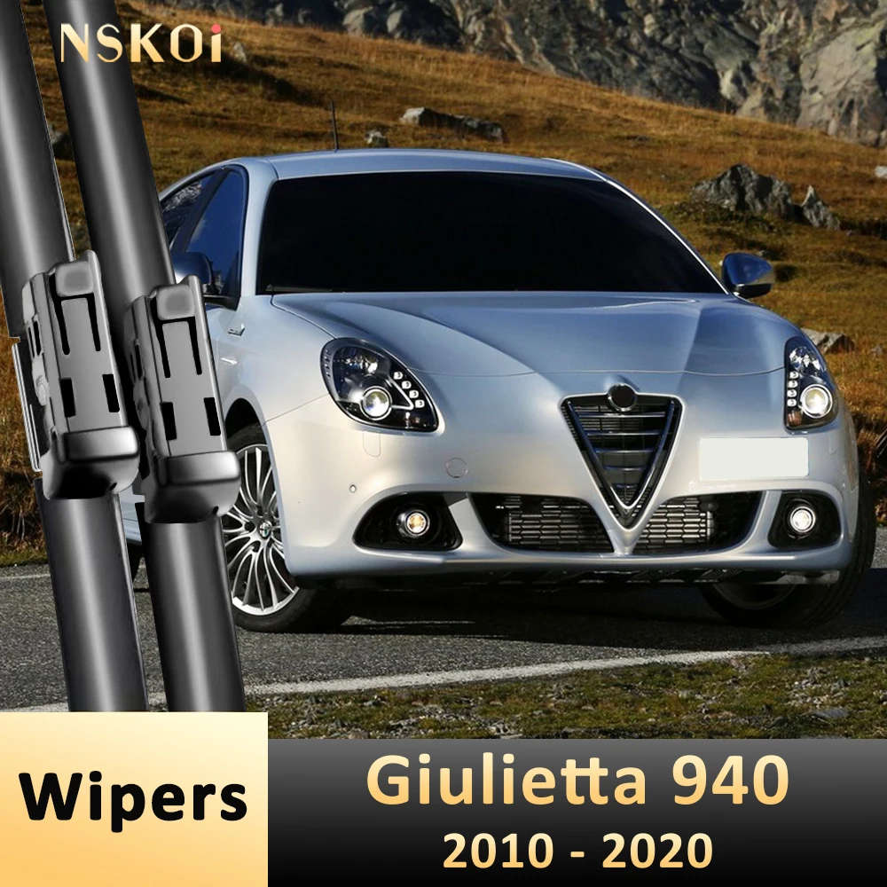 

Front Wiper Blades For Alfa Romeo Giulietta 940 2010 - 2020 Window Windscreen Windshield Deleyr Electric 2019 2018 2017