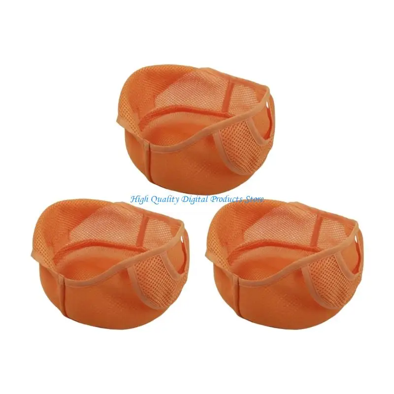 U2JE Full Coverage Helmet Comfort Pad Ventilated Fabric Sweat Insert, Washable 3 Pack for Head Comfort Daily Use Fit