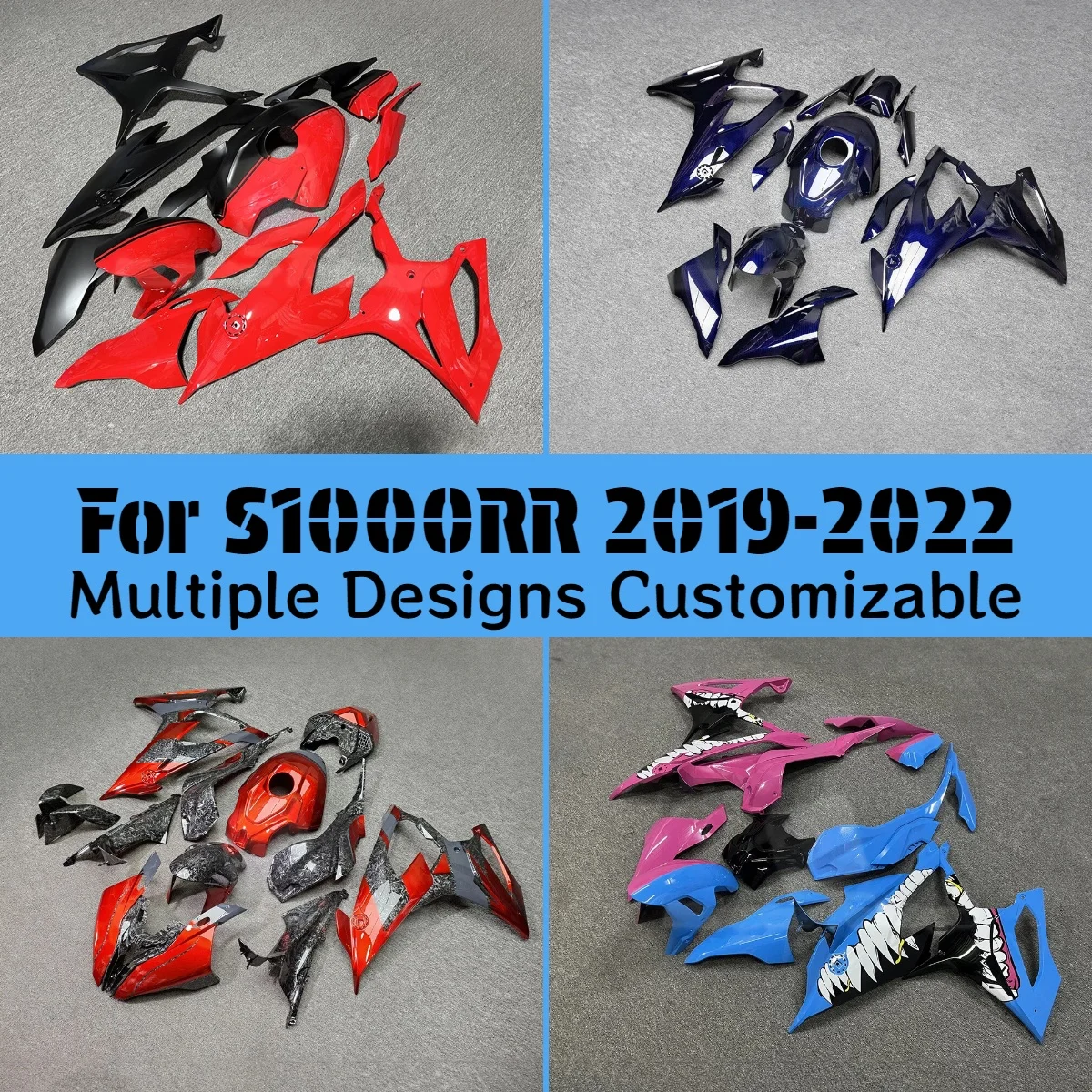 

Комплект обтекателей для мотоцикла BMW S 1000RR 2019-2022, аксессуары для мотоциклов S1000RR 19-22