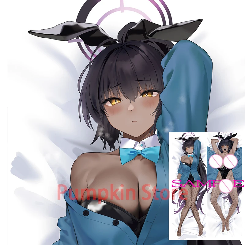 Dakimakura anime Kakudate Kari (Blue Archive) Double-sided Print Life-size body pillows cover Adult pillowcase