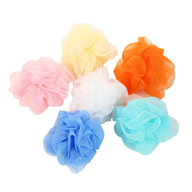 

1PC Body Brush Flower Bath Sponge Shower Body Wash Scrubber Cleaning Scrubs Bathing Ball Exfoliator Soap Bubble Mesh Soft Puff