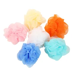 1PC Body Brush Flower Bath Sponge Shower Body Wash Scrubber Cleaning Scrubs Bathing Ball Exfoliator Soap Bubble Mesh Soft Puff