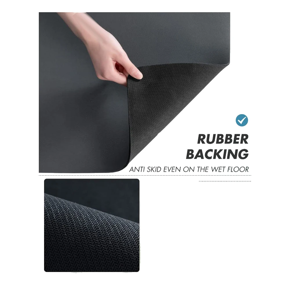 

Коврик для сушки посуды A67K-Coffee Mat Hide Stain с резиновой основой, впитывающий влагу, для кухонной столешницы - аксессуары для кофейного бара