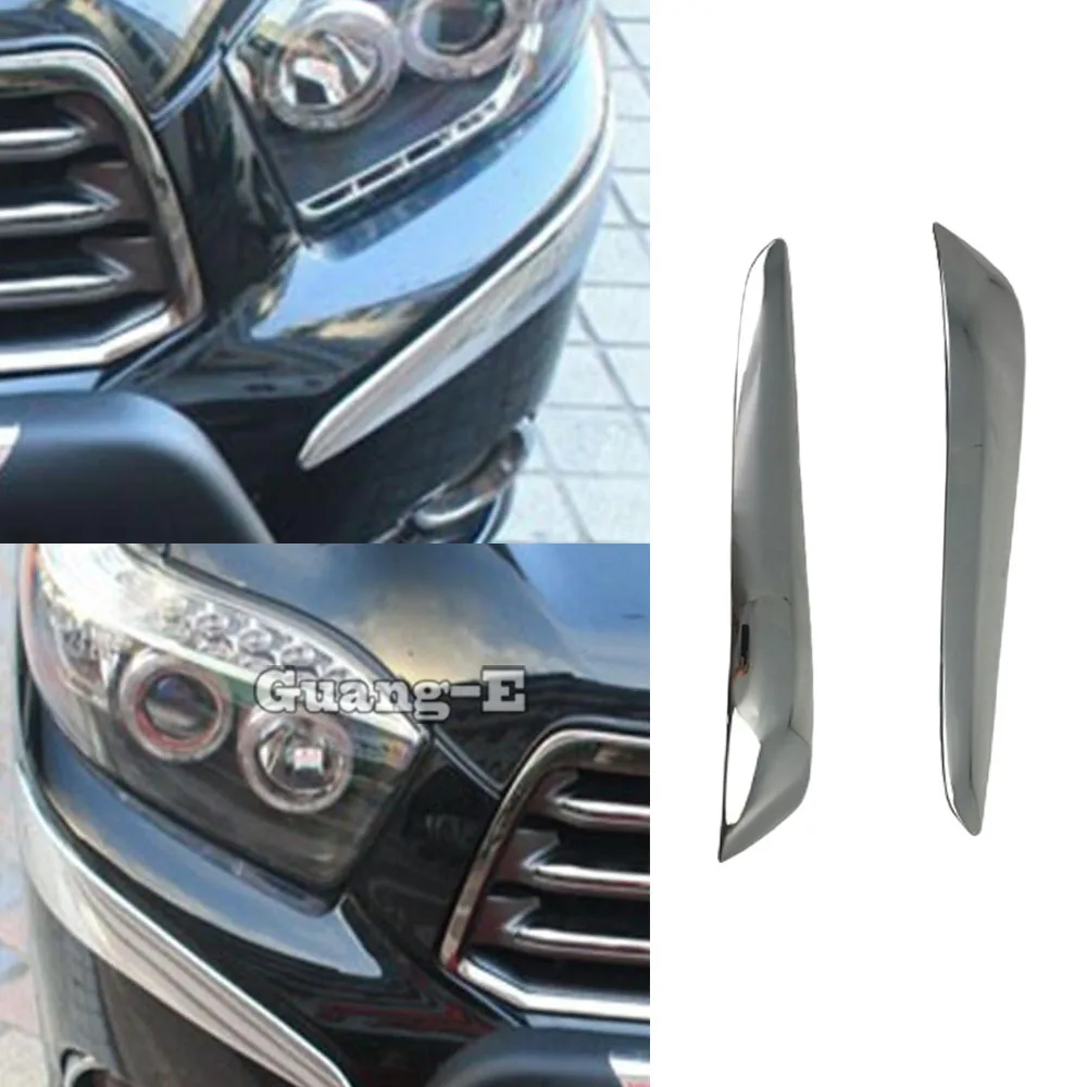 

Передний боковой бампер автомобиля, угловая защита, накладка, противоударная крышка для Toyota Highlander 2008, 2009, 2010, 2011, 2012, 2013, 2014