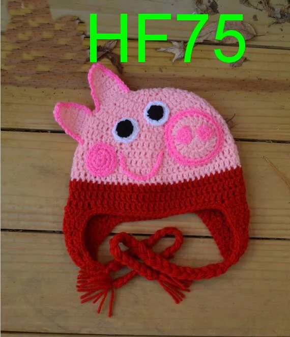 

Special price -Children Pure hand-crocheted hat Fashion Cartoon Crochet Girls hat 100% cotton baby hat