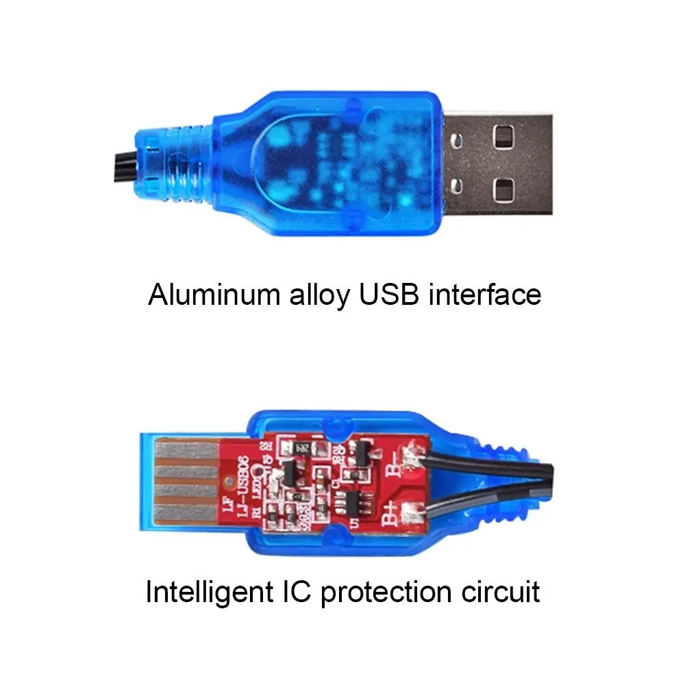 Universal SM-2P LED Indicator 3.7V Charger Cables USB Charger RC Toys Charger Li-ion Battery