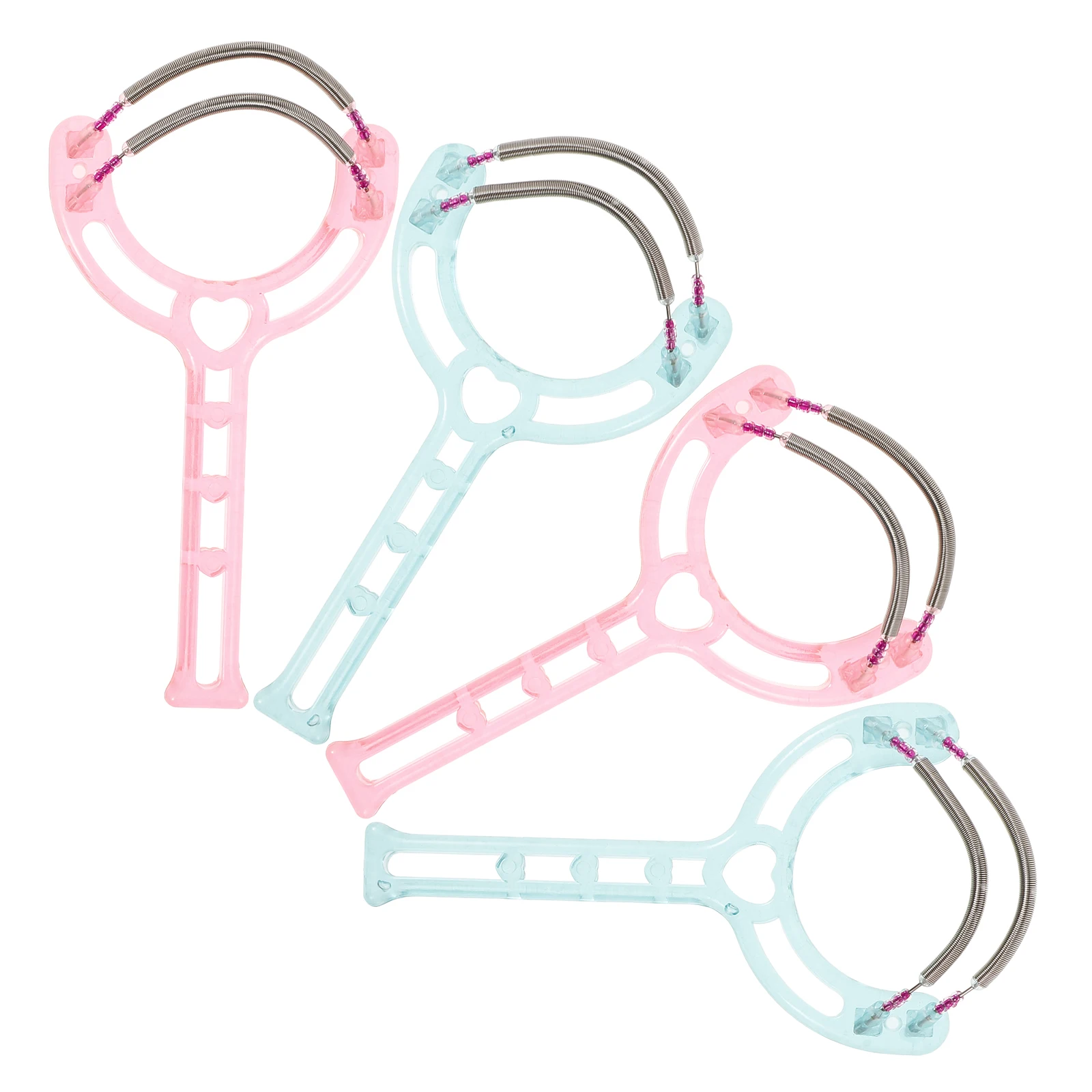 

4 Pcs Facial Hair Remover Tools Spring Removal Face Epilator Women Threading Threader for The