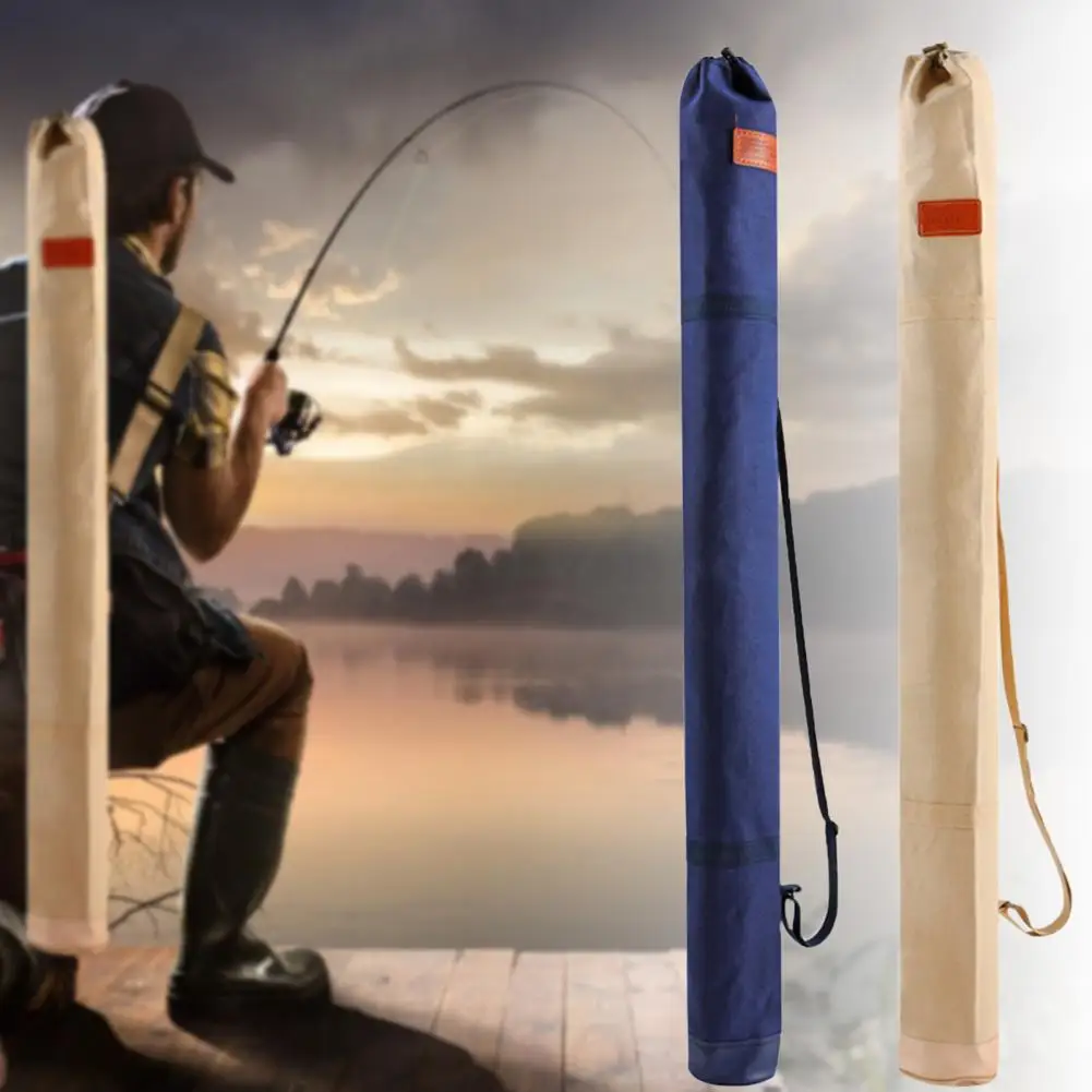 Fishing Umbrella Bag Canvas Waterproof Foldable Fishing Rod Tools Rain Umbrella Holder Carrier Pouch Outdoor Fishing Accessories