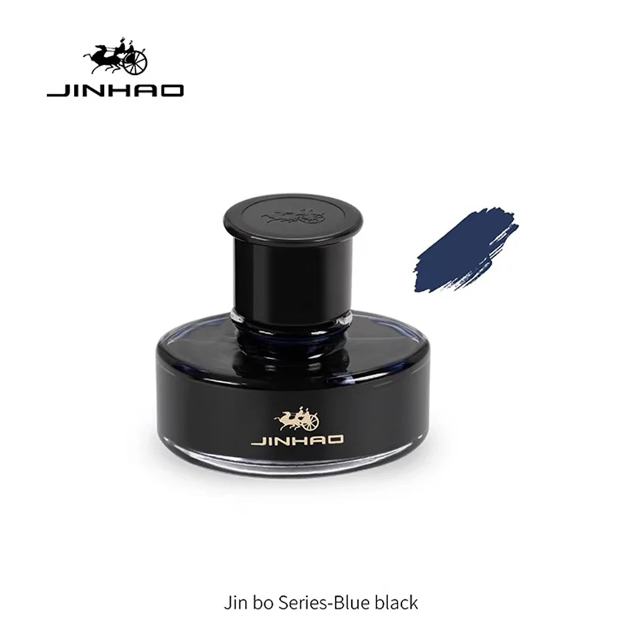 1 Flasche Jinhao Jin Bo 50ml Füllfederhaltertinte, Schwarz, Rot, Blau, Blau-Schwarz, Schnelltrocknende Großflasche Kalligrafie-Tinte, Geeignet für F – Detail 4