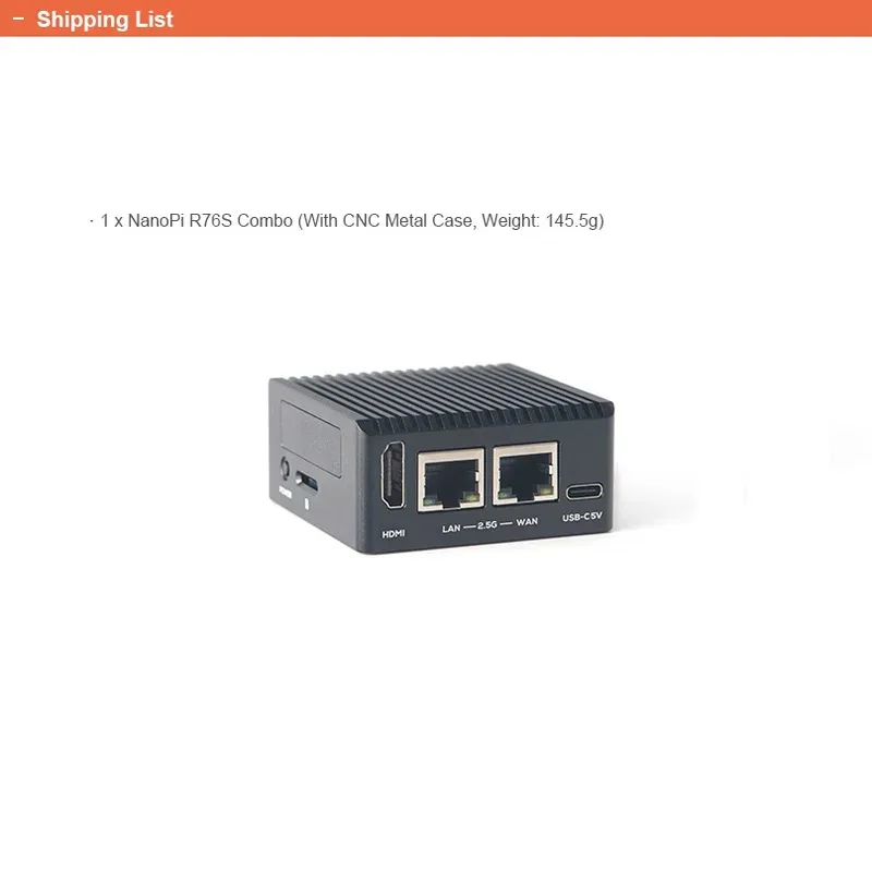 Glow Open+Pi R6C LTS & Combo, 4/8G RAM & 32G eMMC Rockchip RK3588S GPU&VPU Quad-A76 & A55 bis zu 2,4 GHz & 1,8 GHz,