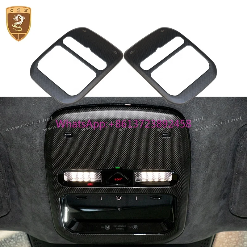 

Car Accessories Interior Decoration for Lotus Eletre R+ OEM Style Carbon Fiber Interior Roof Reading Lights Cover Panel