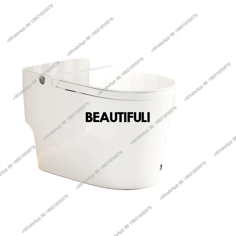 B567 No plug-in, no water pressure limit, super vortex siphon, large pipe, kick flush toilet