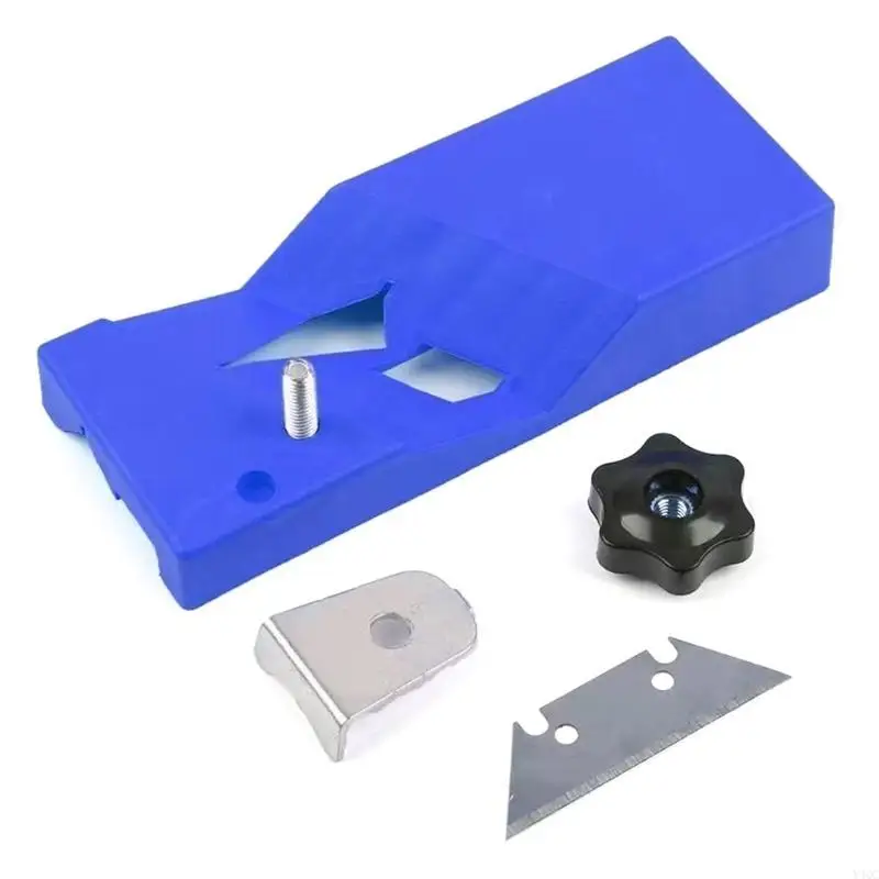 45 -Grad -Doppel -Grooves -Trimmwerkzeug Effizienter Gips -Board -Hobel mit komfortables für die Holzbearbeitung Y4QC