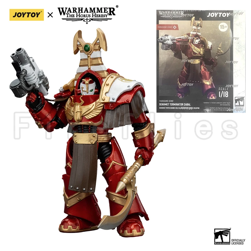 JOY TOY 1/18 JOYTOY Actionfigur The Horus Heresy Thousand Sons Dreadnought und Sekhmet Terminator 9
