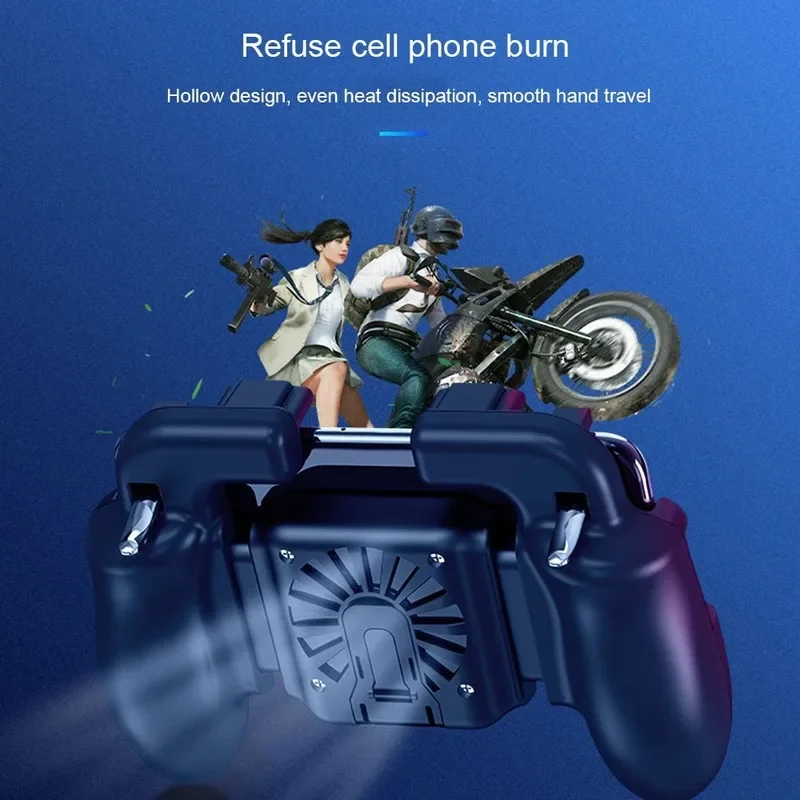 وحدة تحكم Gamepad Pubg Android Joystick Mobile Game Pad Game-Controller مشغلات محمولة لهاتف IPhone Xiaomi مع مروحة تبريد