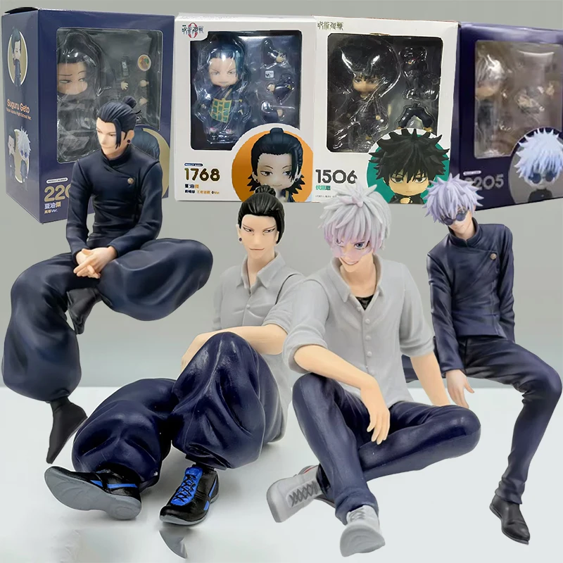 

Anime Kawaii Satoru Gojo Figurine Movable Geto Suguru Figure 2206# Jujutsu Kaisen Figures Fushiguro Megumi Statue #1506 Toys