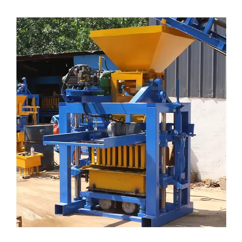 Concrete Block Making Machine QTJ4-35 Price Uganda Hydraulic Paving Brick Making Machine