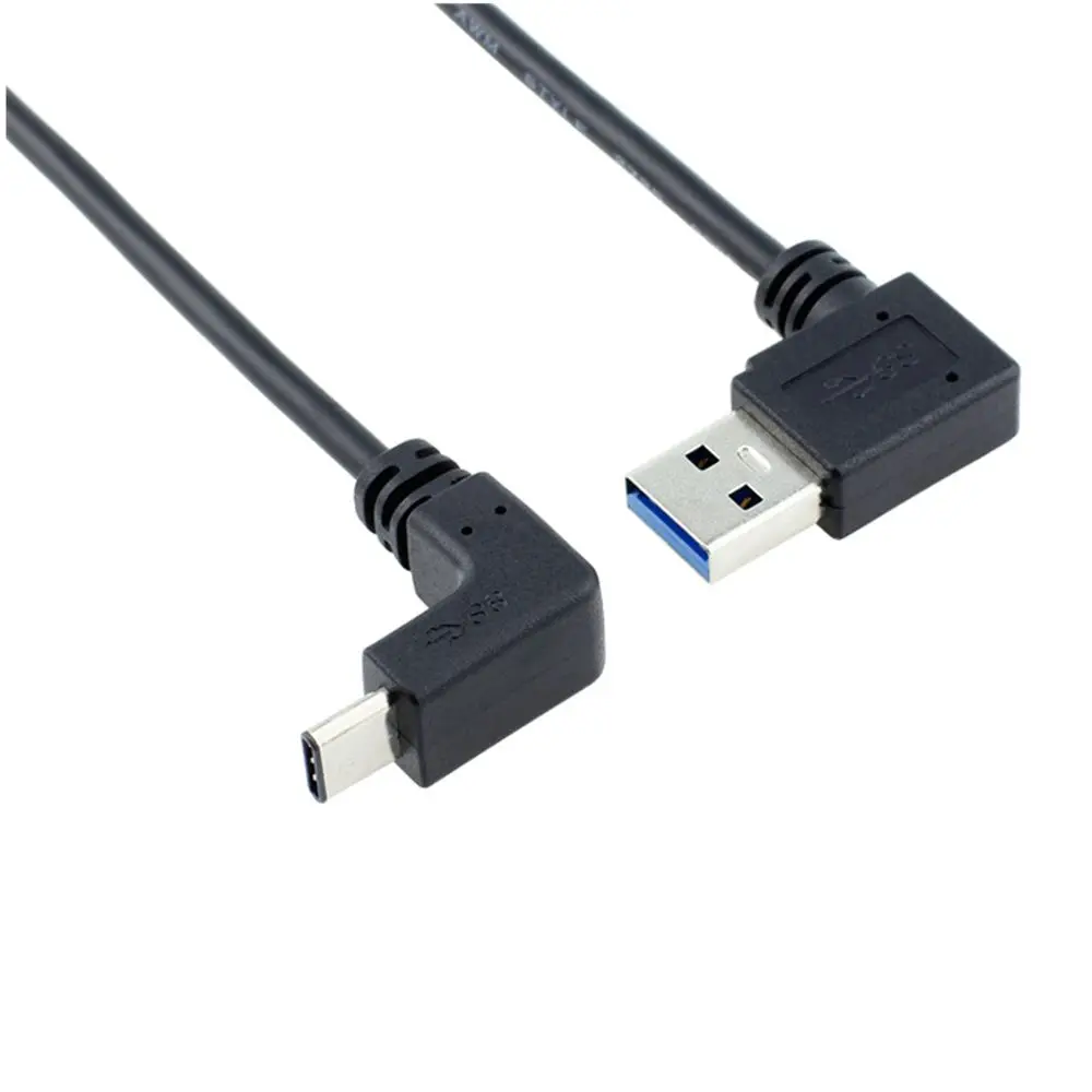 

Double elbow 3.1 TypeC elbow to 90 degree USB up, down, left, right USB 3.0 revolution type-c adapter cable