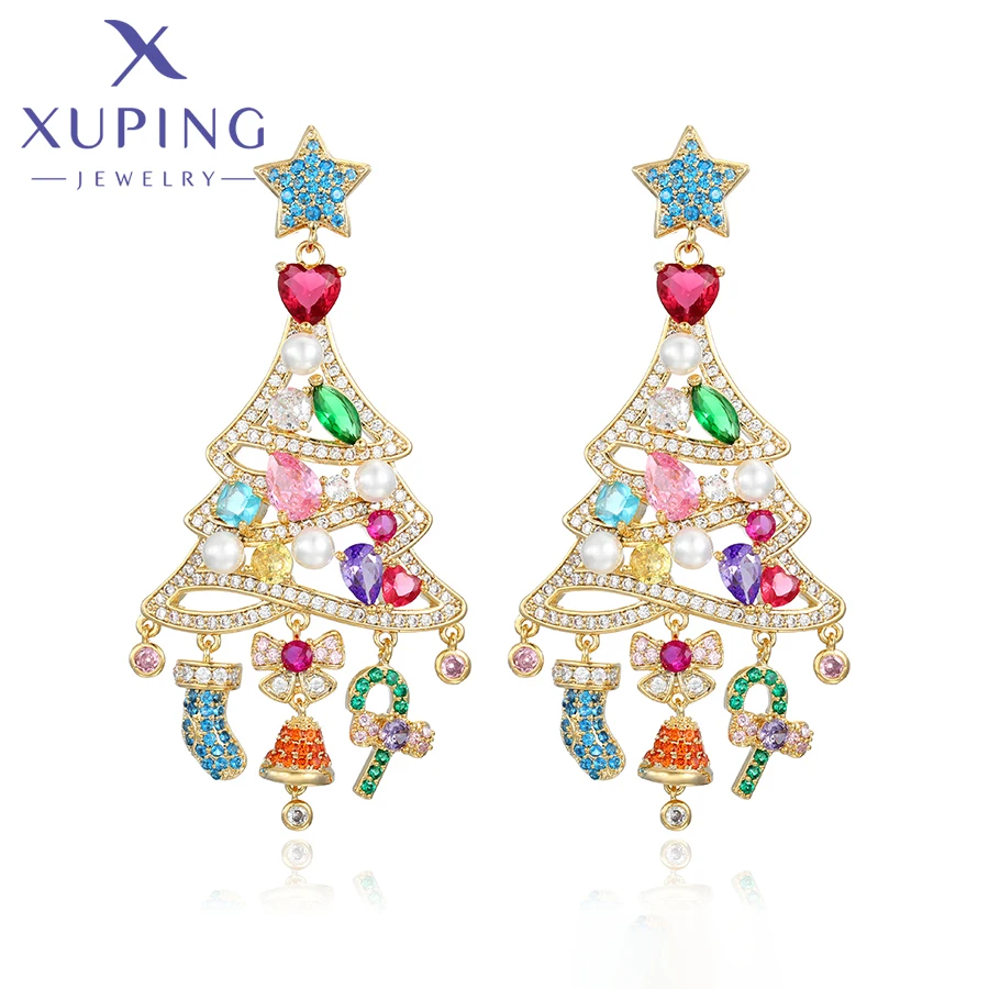 Xuping Jewelry New Arrival Luxury Chrismas Gift Earrings for Women Girl Charm Jewellery Gift 1525