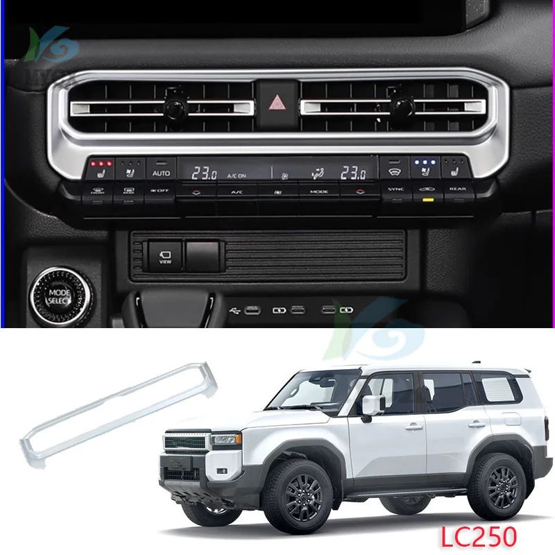 

For 2024 Toyota Land Cruiser 250 1958 Prado LC250 Air Conditioning Vent Decoration Cover,Interior Upgraded Accessories Tuning