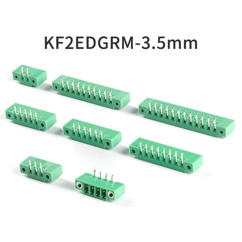 (10 Pieces) KF2EDGRM - 3.5mm - 2P 3P 4P ~ 12P Pluggable Connector Terminal Block 3.5mm Pitch 2EDGRM 15EDGRM