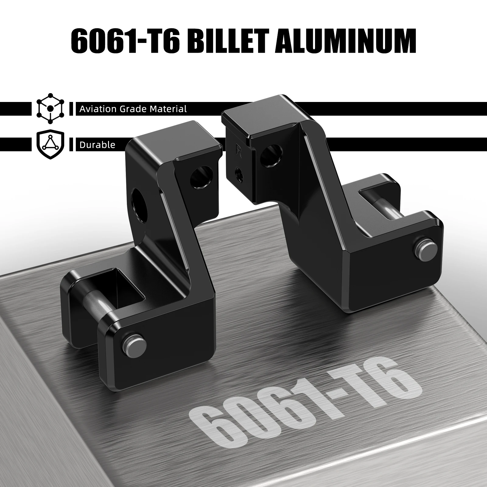 

For 2018-2023 BMW R1250GS 40mm Lower Footrests Footpeg Lowering Brackets for BMW R1250GS Adventure 2018 2019 2021 2022 2023 2024