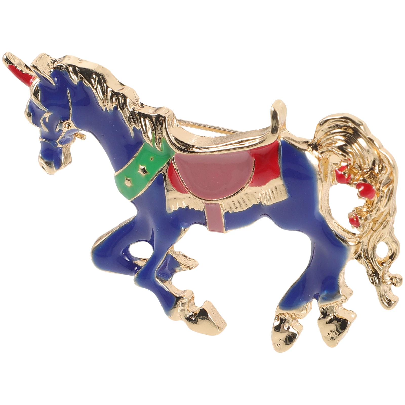 

Cute Horse Lapel Pin Metal Clothes Brooch Durable Decorative Animal Pins Bulk Badge Cartoon Backpack Shawl Hat Pin