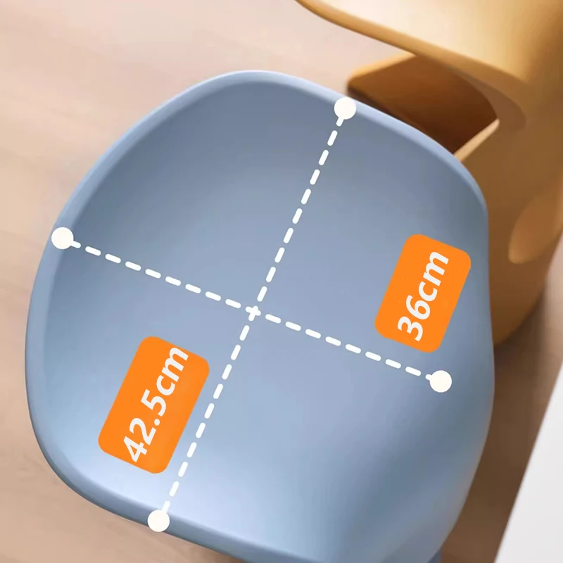 Sedia da bar nordica Mobili da soggiorno moderni in plastica Sedie Altezza Accessori interni Sedia da bar Sedie artistiche di eleganza creativa