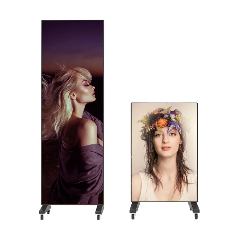 

Digital Billboard Foldable Led Poster Vertical Led Indoor Digital Poster Display Screen Floor Stand